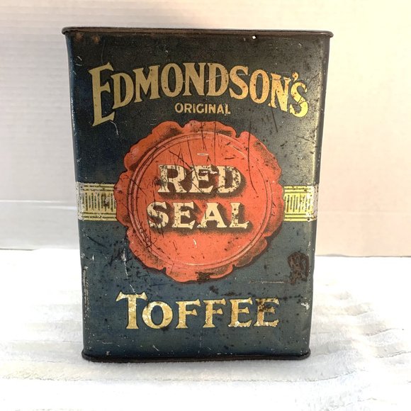 Advertising Toffee Tin for Edmondson's & Co of Liverpool England - Picture 2 of 9